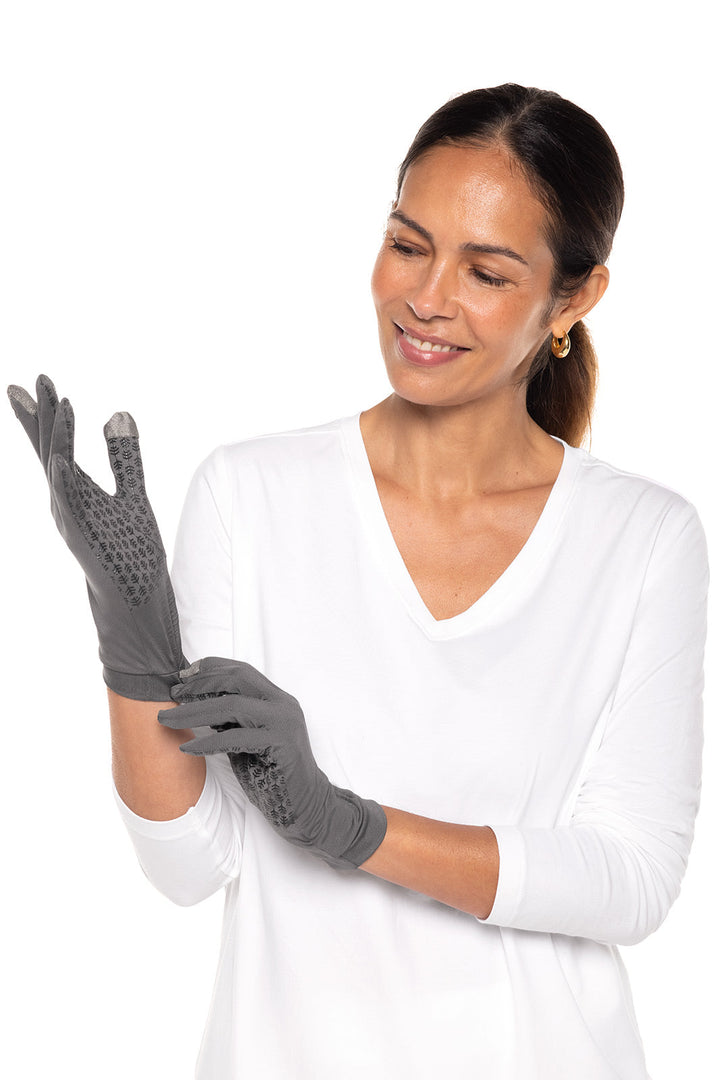 Full Finger UV Sun Gloves  | Charcoal position-5