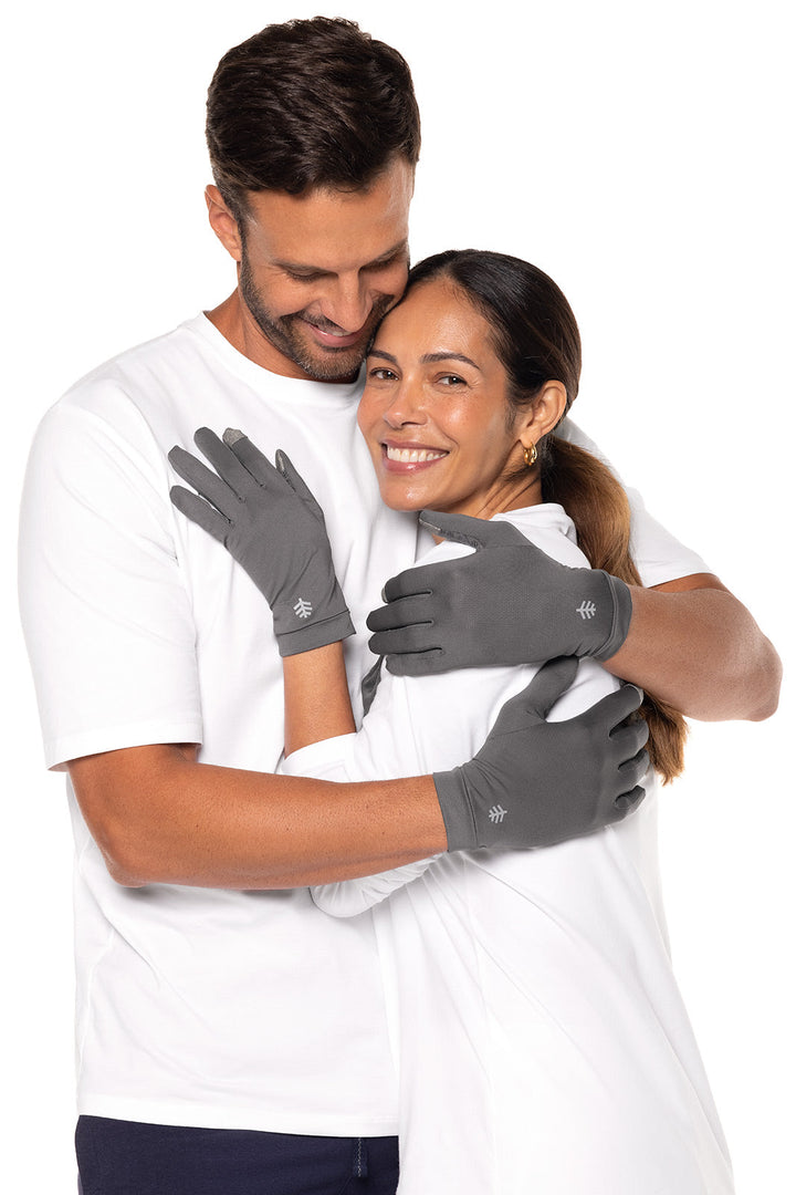 Full Finger UV Sun Gloves  | Charcoal position-7