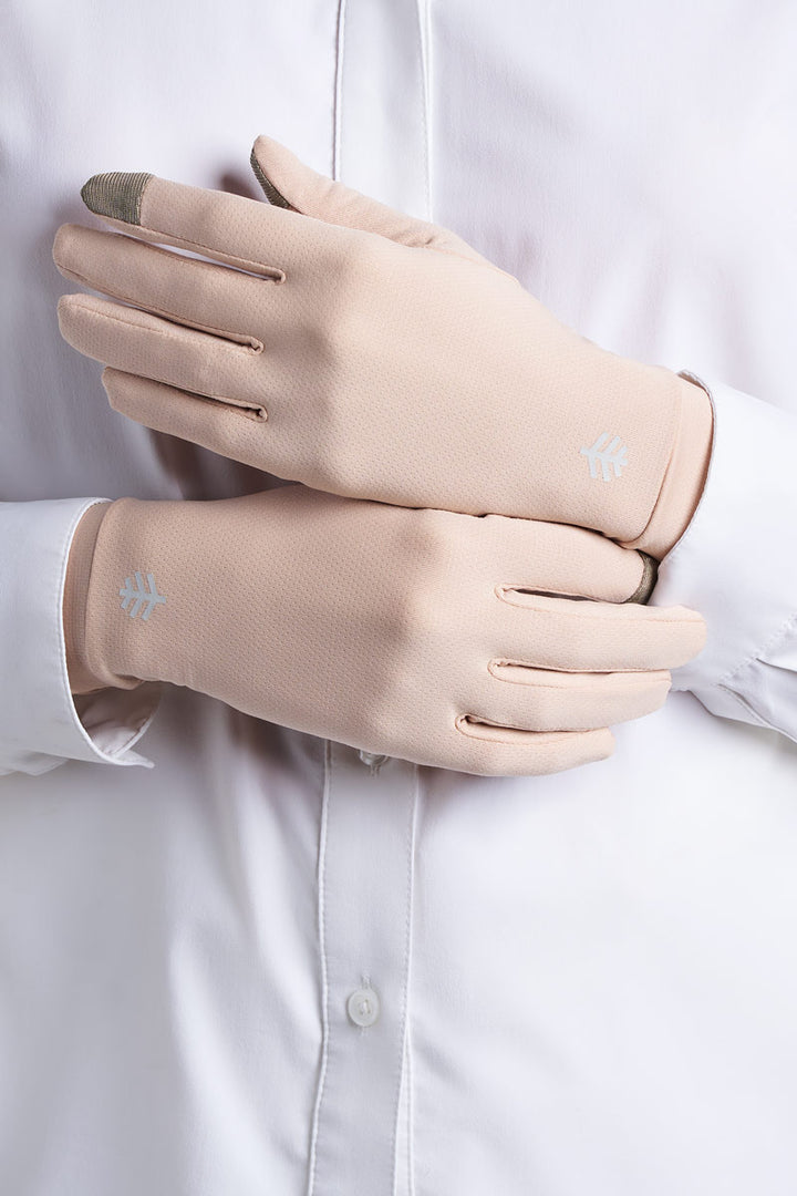 Full Finger UV Sun Gloves  | Beige position-7