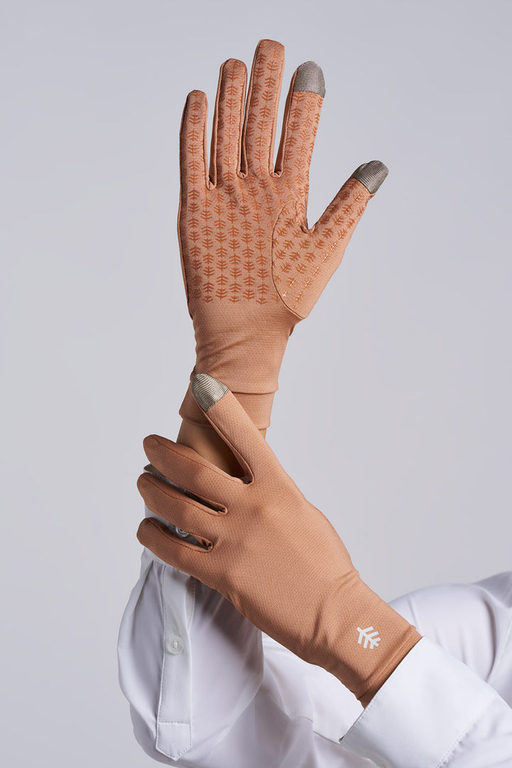 Full Finger UV Sun Gloves  | Antique Tea position-2