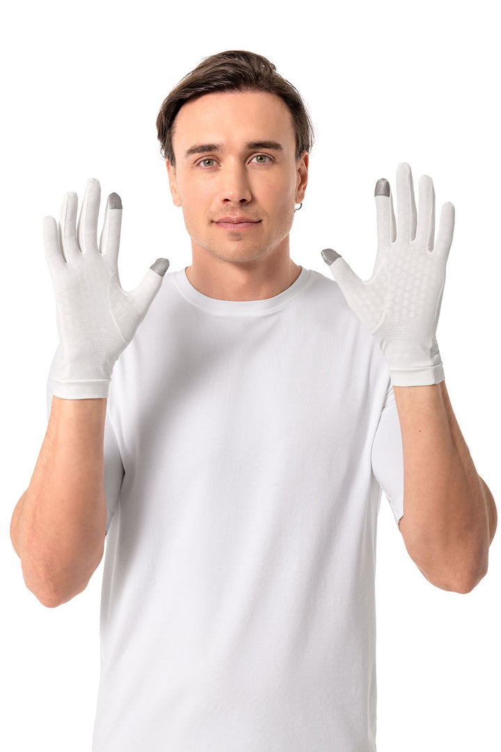 Full Finger UV Sun Gloves | Pearl position-8