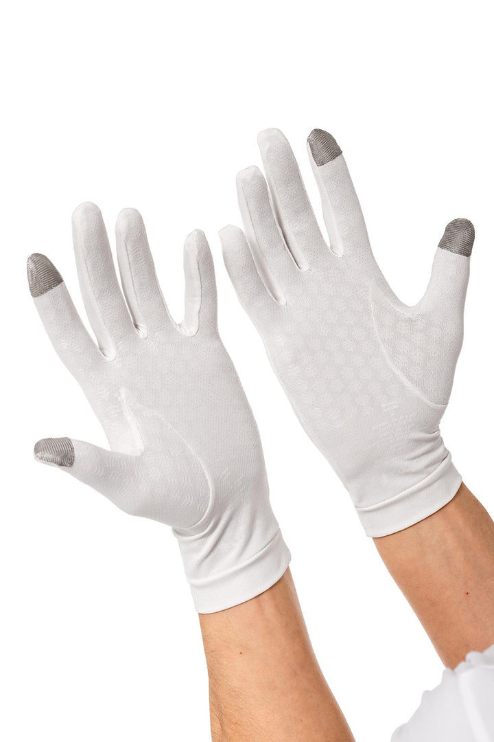 Full Finger UV Sun Gloves | Pearl position-4