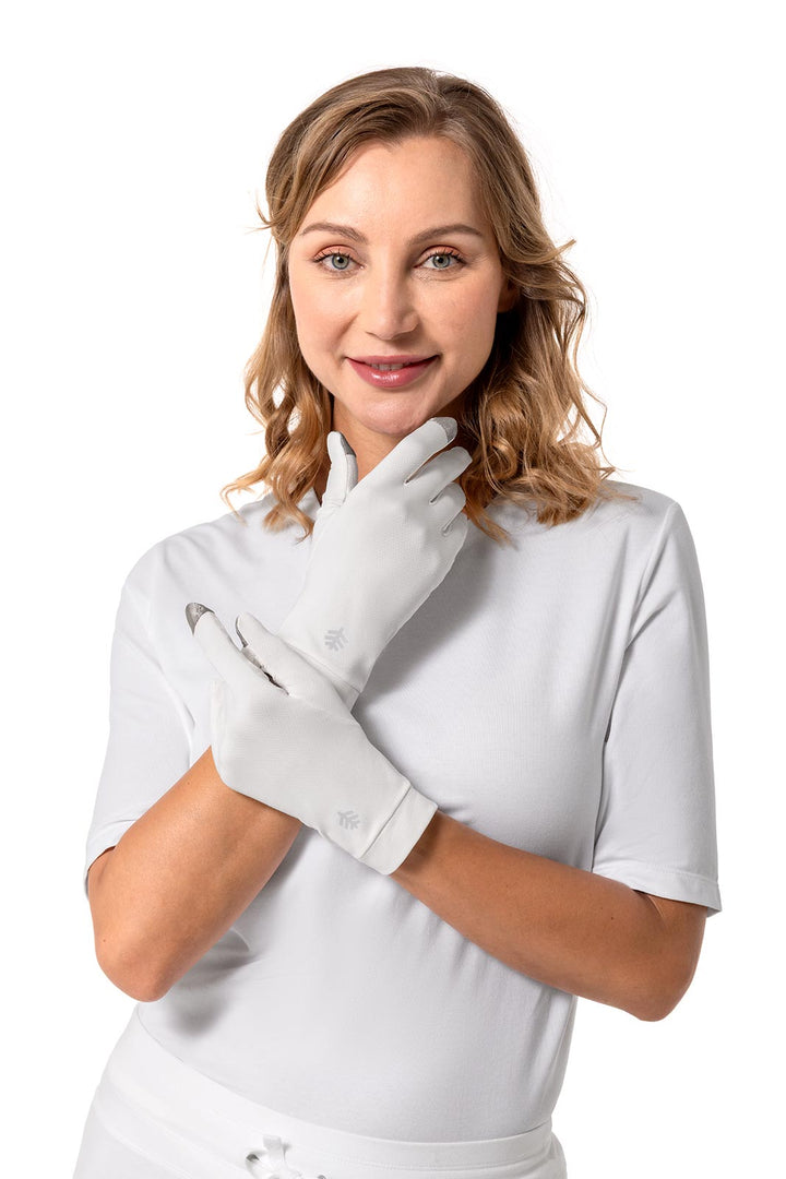 Full Finger UV Sun Gloves | Pearl position-11