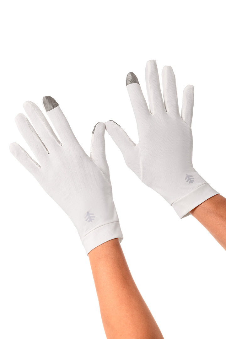 Full Finger UV Sun Gloves | Pearl position-1