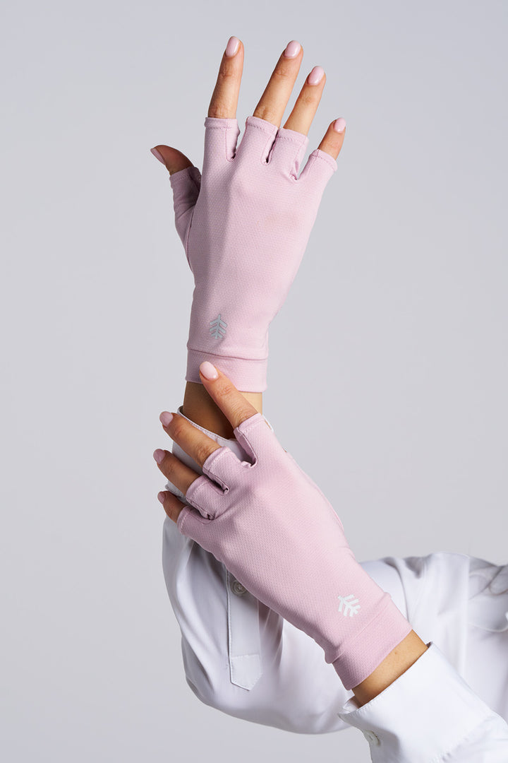 Full Finger UV Sun Gloves | Dusty Mauve position-1