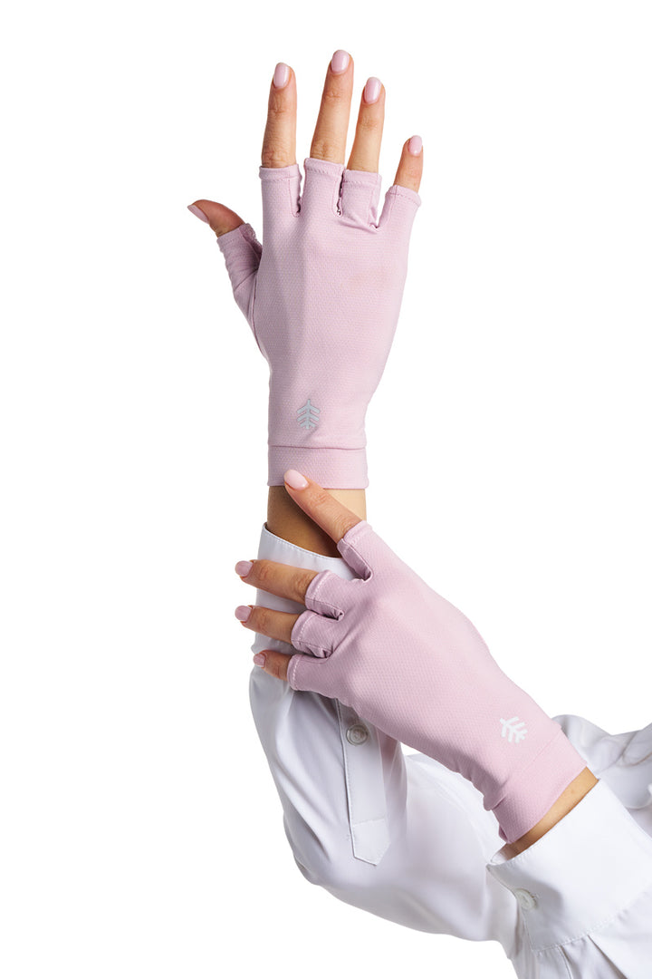 Full Finger UV Sun Gloves | Dusty Mauve position-3