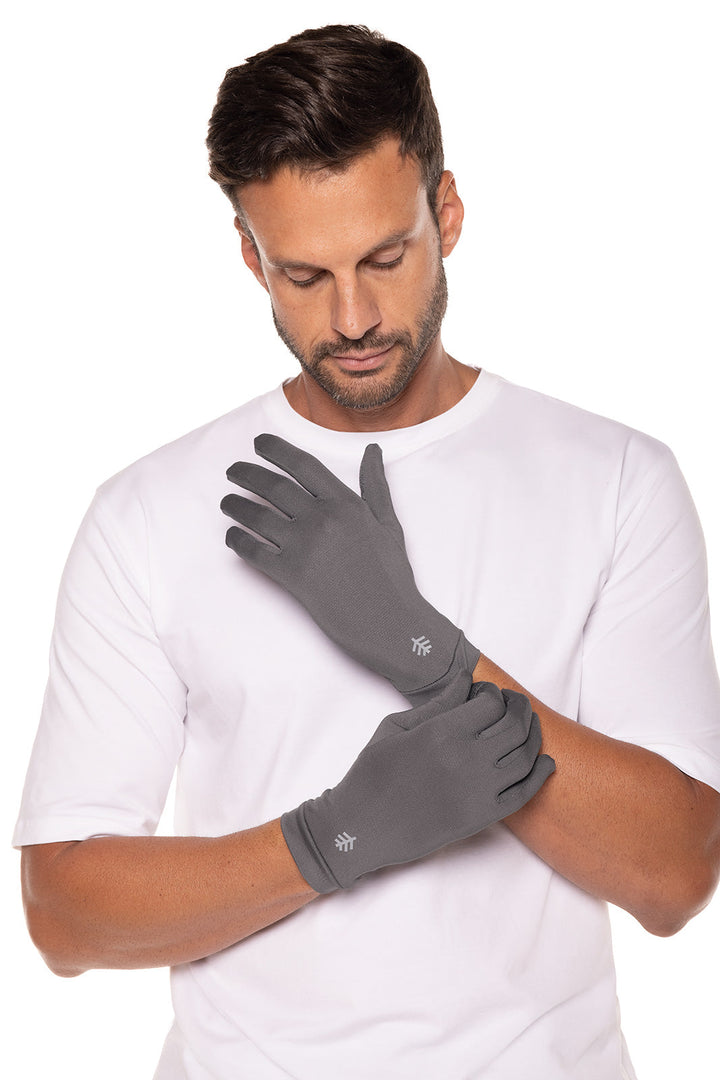 UV Driving Gloves | Charcoal position-2