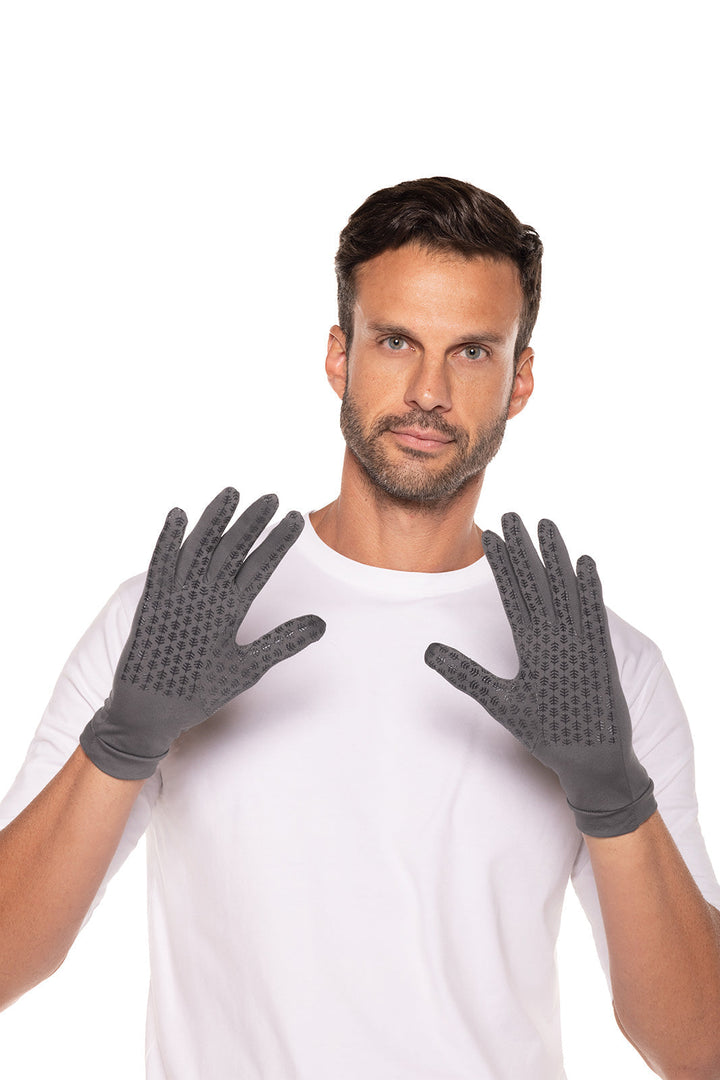 UV Driving Gloves | Charcoal position-3