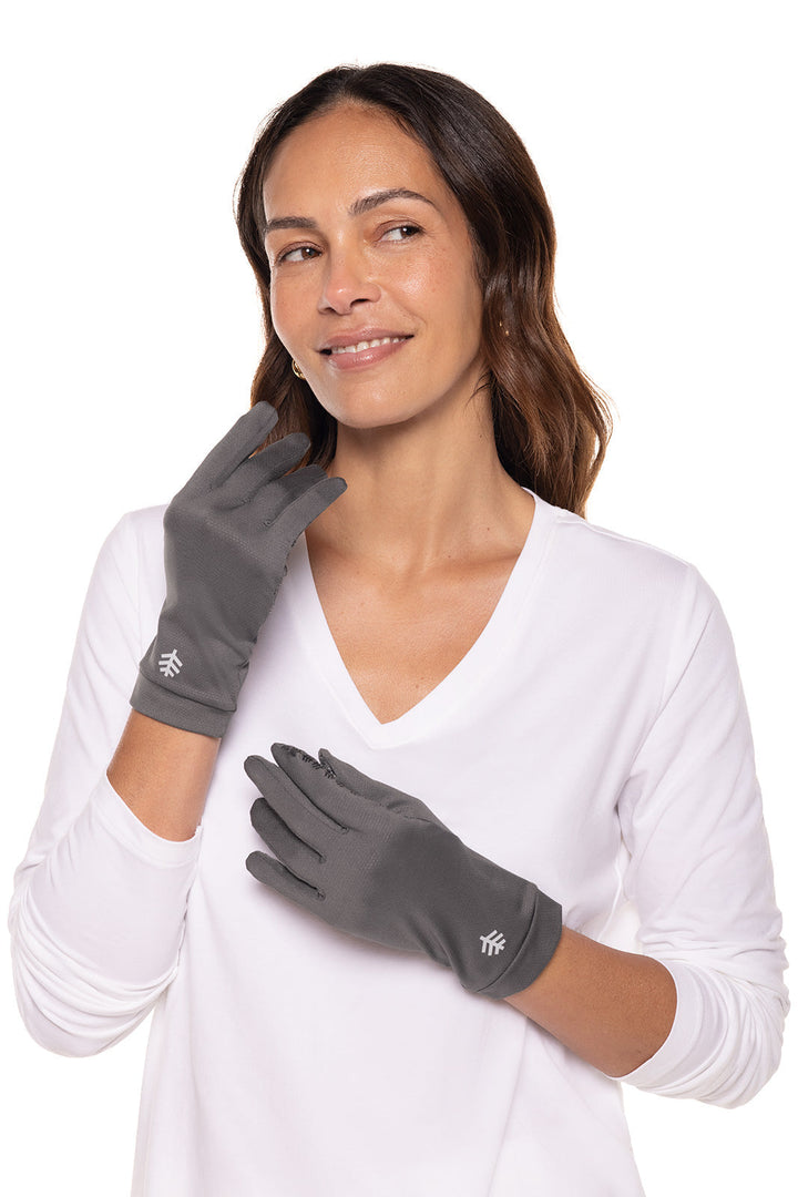 UV Driving Gloves | Charcoal position-5