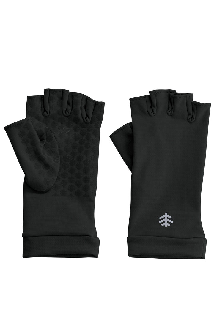 Fingerless UV Sun Gloves | Black position-1