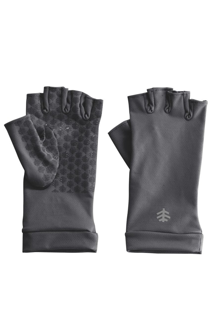 Fingerless UV Sun Gloves | Charcoal position-1