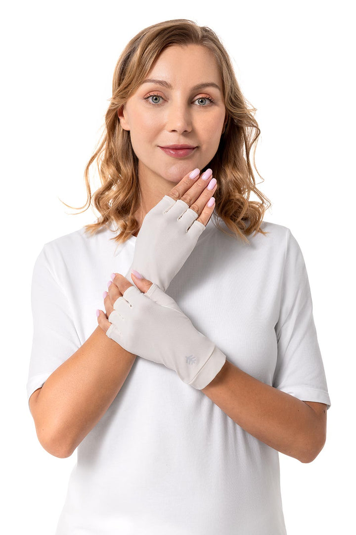 Fingerless UV Sun Gloves | Pearl position-5
