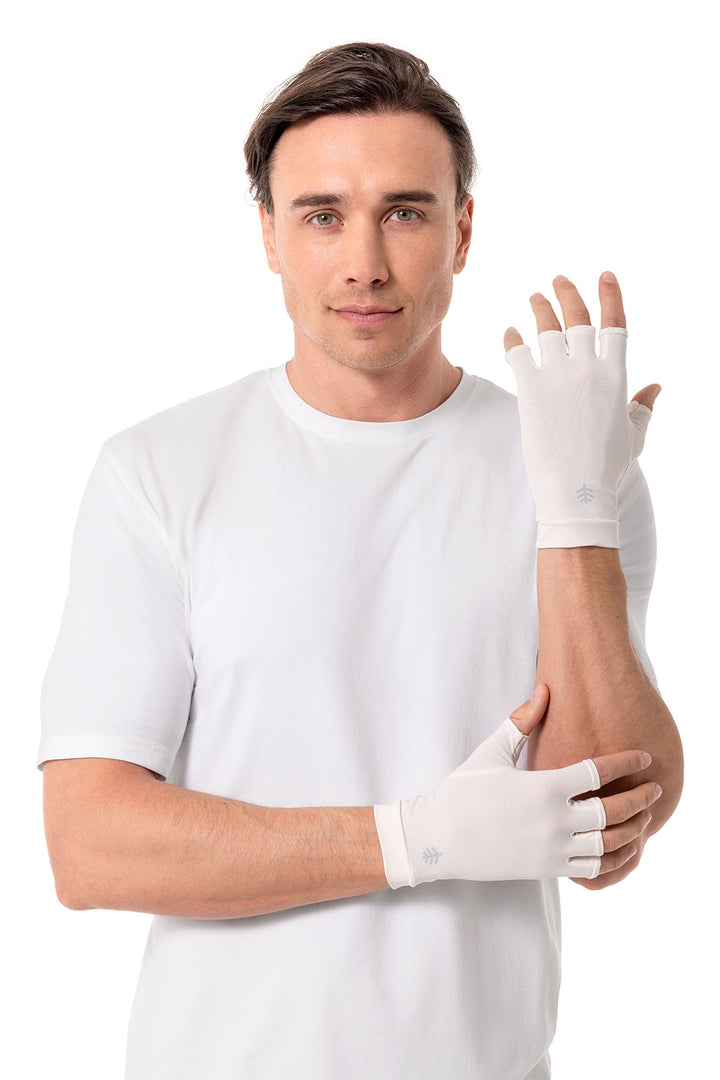 Fingerless UV Sun Gloves | Pearl position-8