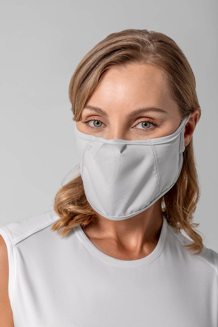 UV Face Mask with Shapeable Nose Wire | Sleek Grey position-4