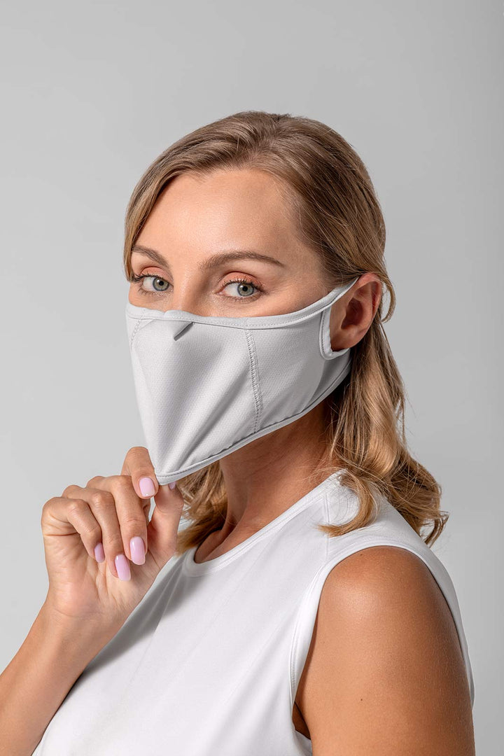 UV Face Mask with Shapeable Nose Wire | Sleek Grey position-6