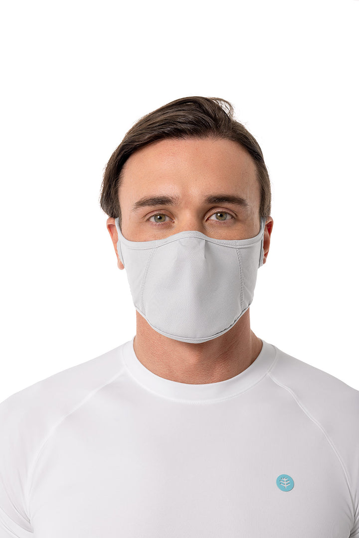 UV Face Mask with Shapeable Nose Wire | Sleek Grey position-2