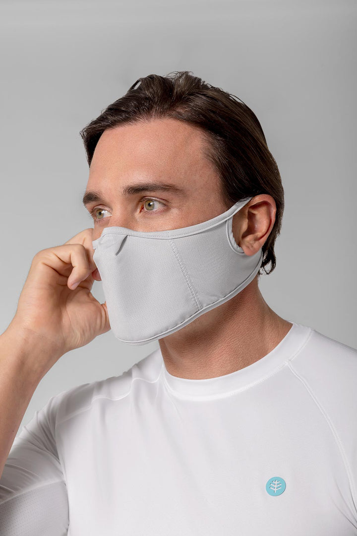 UV Face Mask with Shapeable Nose Wire | Sleek Grey position-3