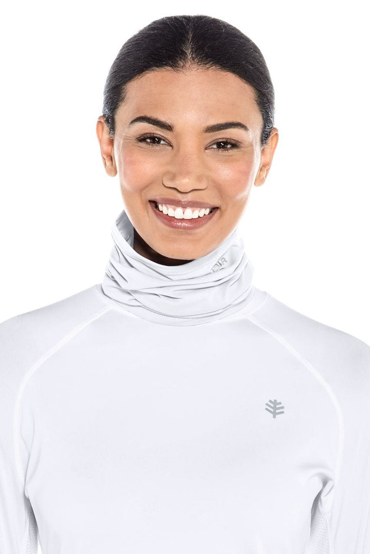 Unisex Performance Neck Gaiter | White position-2