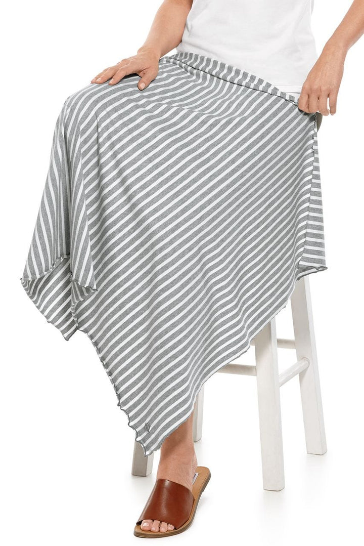 Sun Blanket | Grey/White Stripe position-1