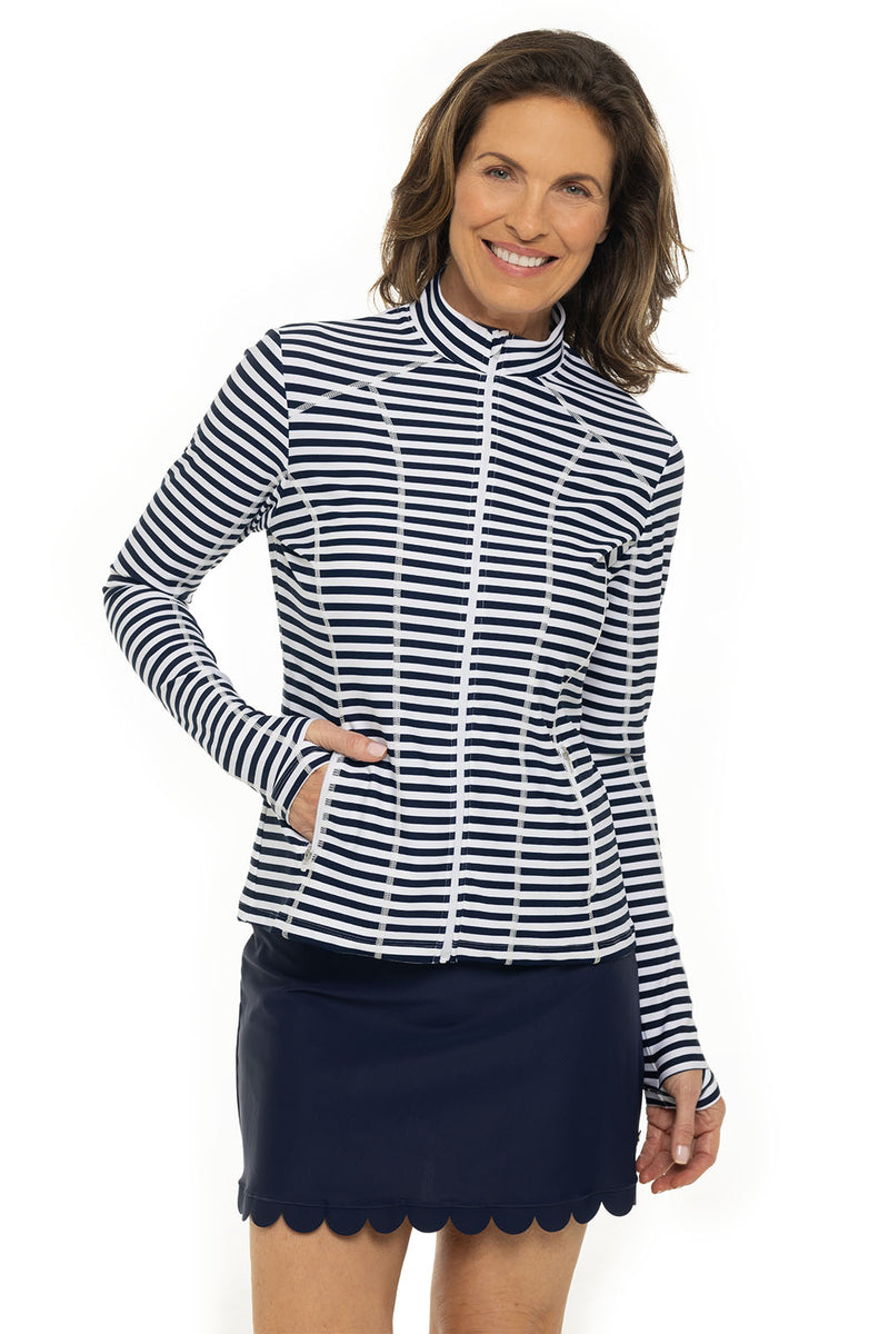 Color_White/Navy Stripe