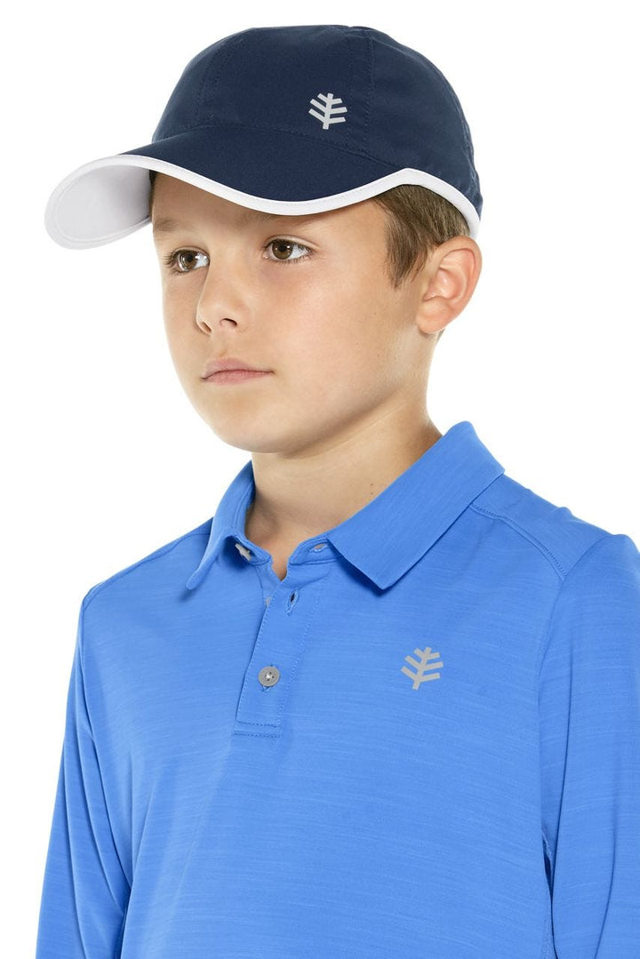 Kids' Sport Cap | Navy/White position-2