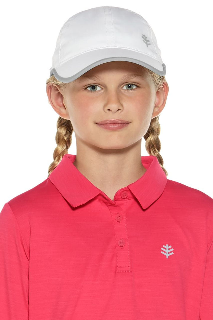Kids' Sport Cap | White/Silver position-2