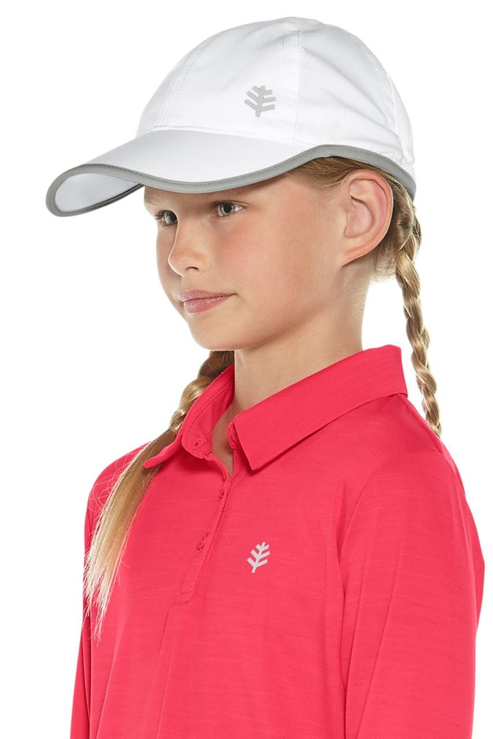 Kids' Sport Cap | White/Silver position-4