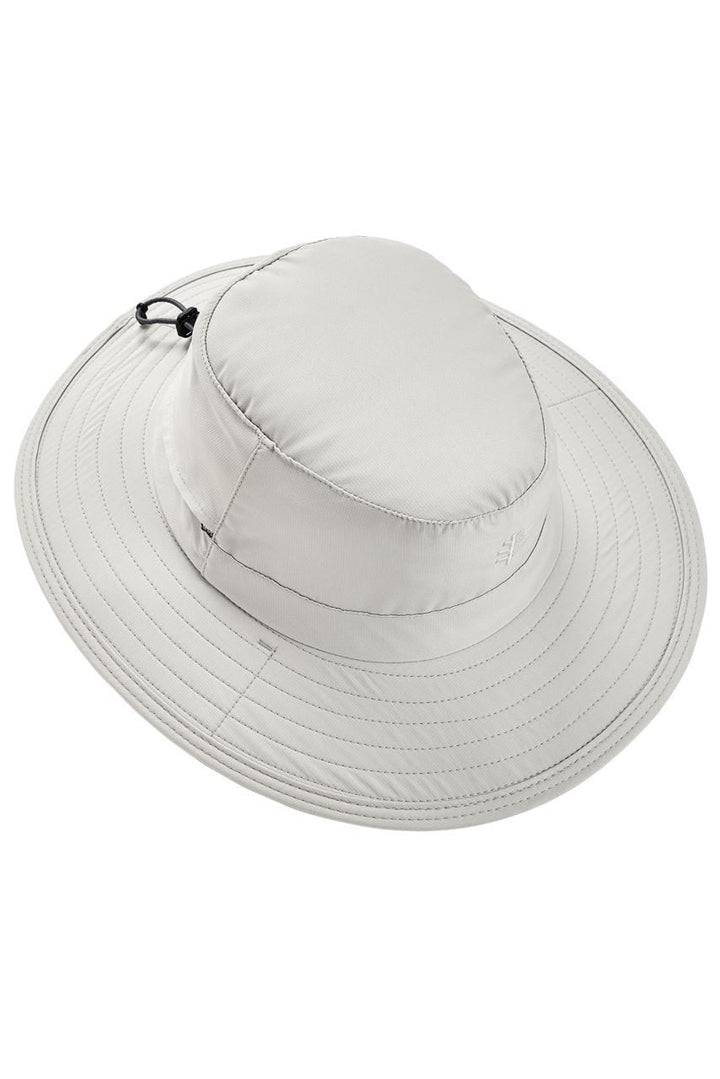 Floating Boating Hat with Neck Drape | Light Grey position-8