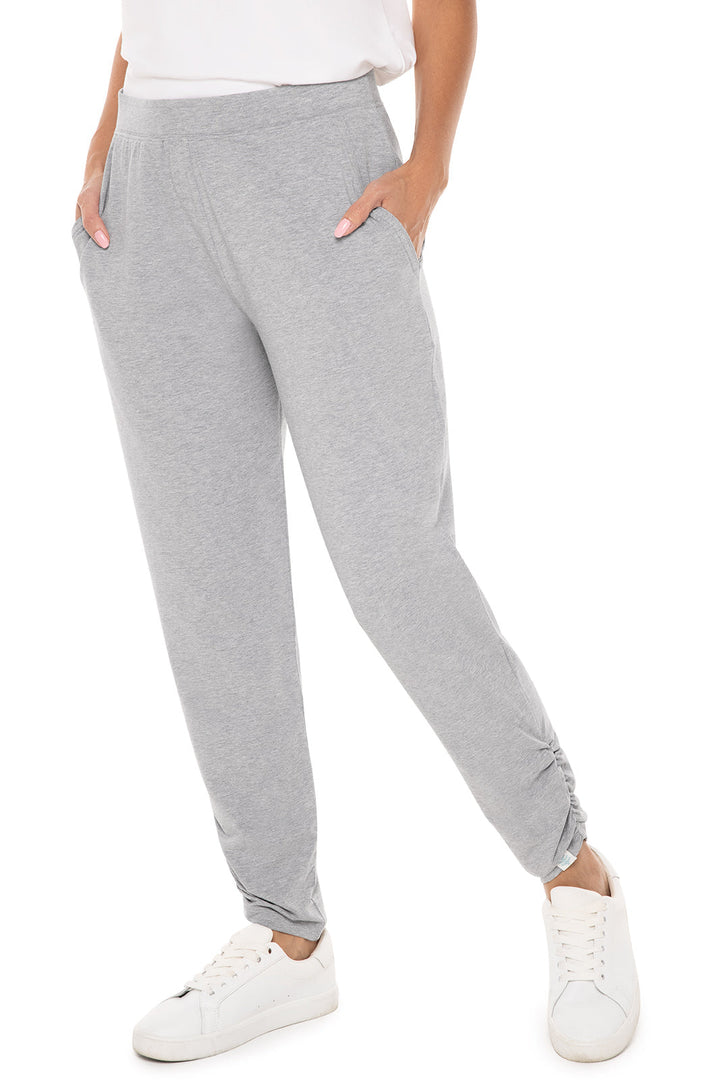 Women's Ruche Pants | Grey Heather position-2