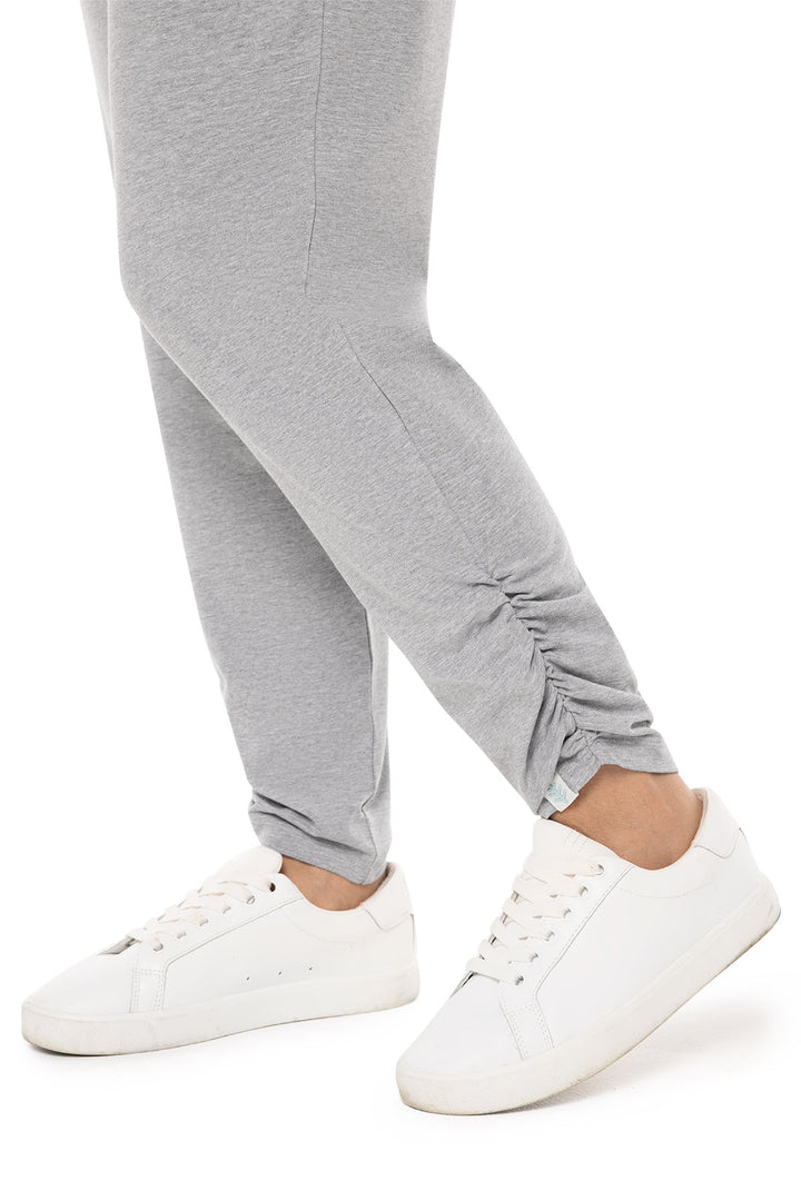 Women's Ruche Pants | Grey Heather position-5
