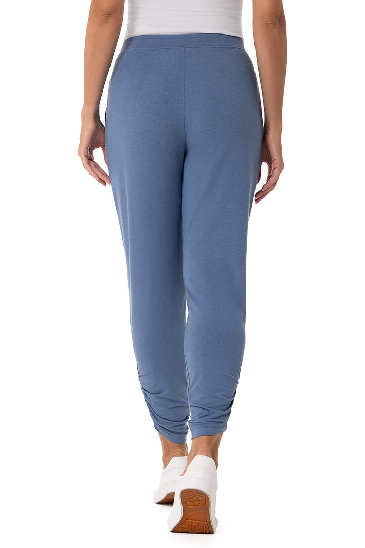 Women's Ruche Pants | Blue Dusk position-3