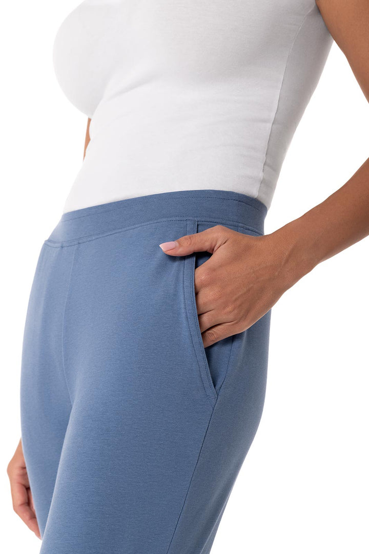 Women's Ruche Pants | Blue Dusk position-4