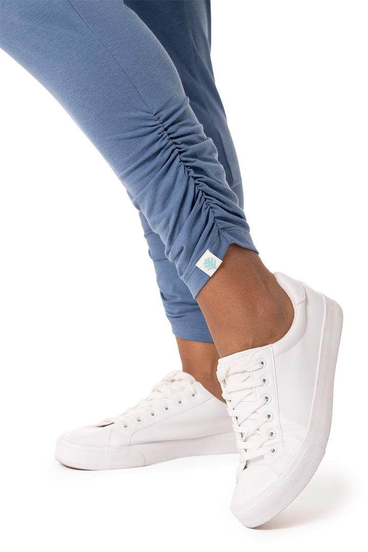Women's Ruche Pants | Blue Dusk position-5