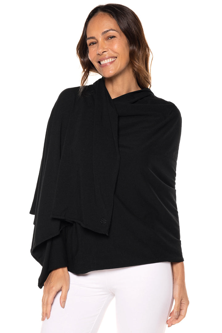 Beach Shawl | Black position-2