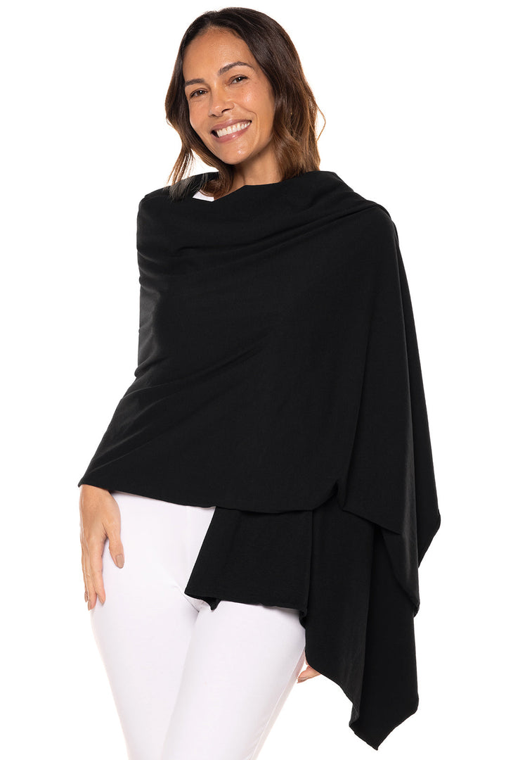 Beach Shawl | Black position-5