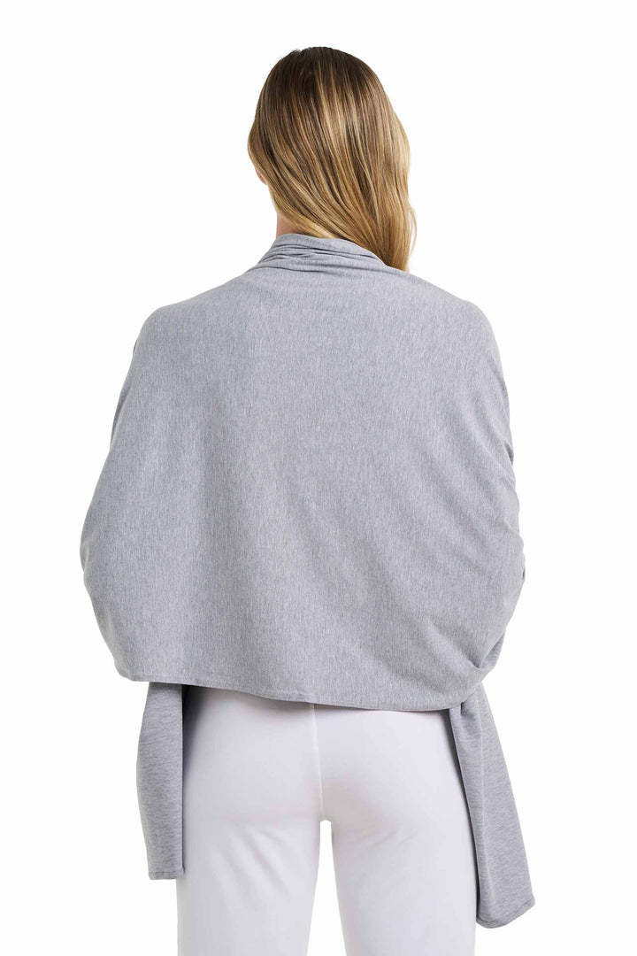 Beach Shawl | Grey Heather position-4