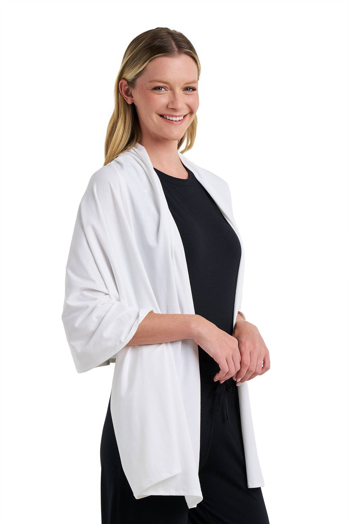 Beach Shawl | White position-3