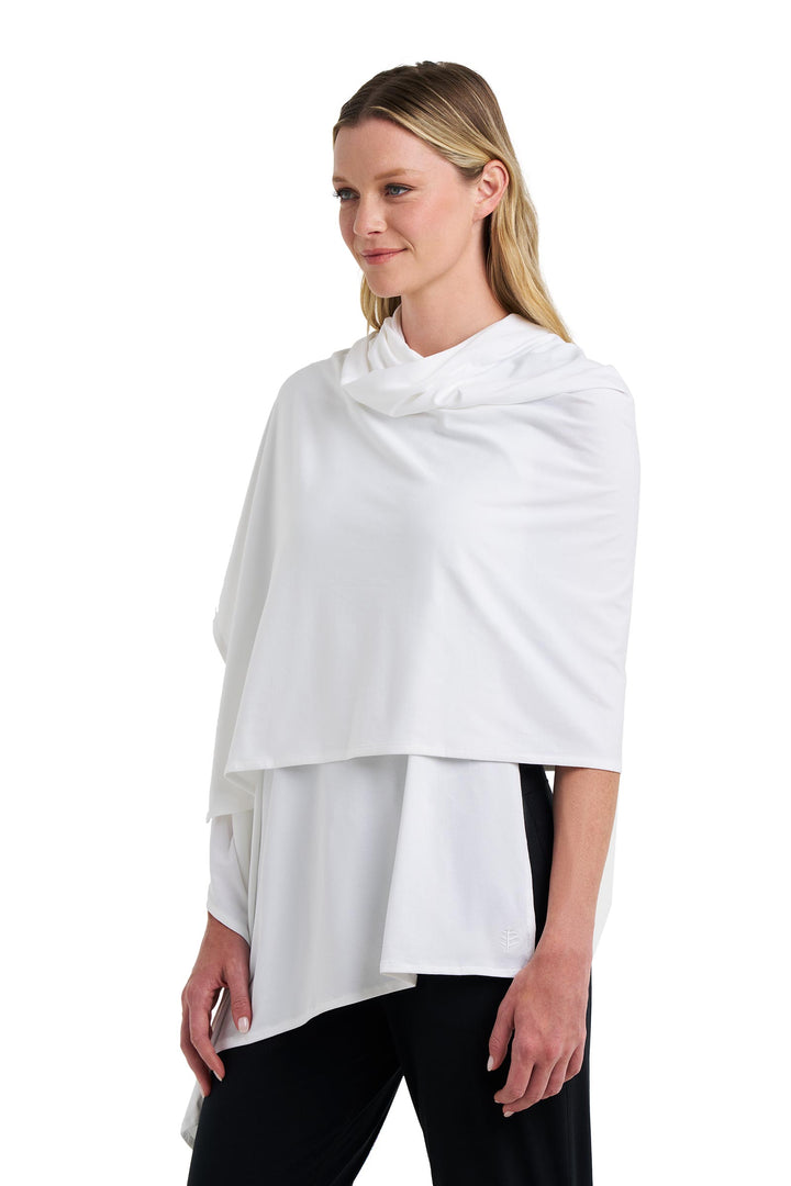 Beach Shawl | White position-7