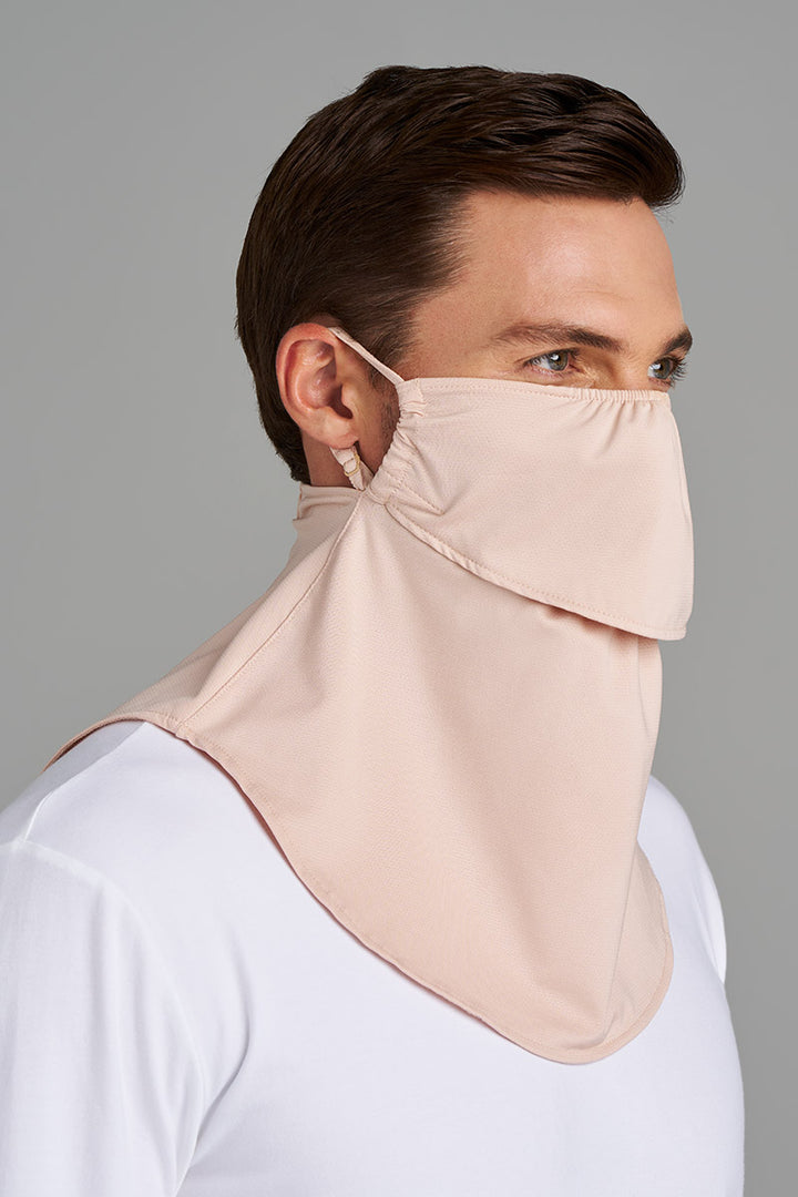 UV Face Mask with Neck Coverage | Beige position-2