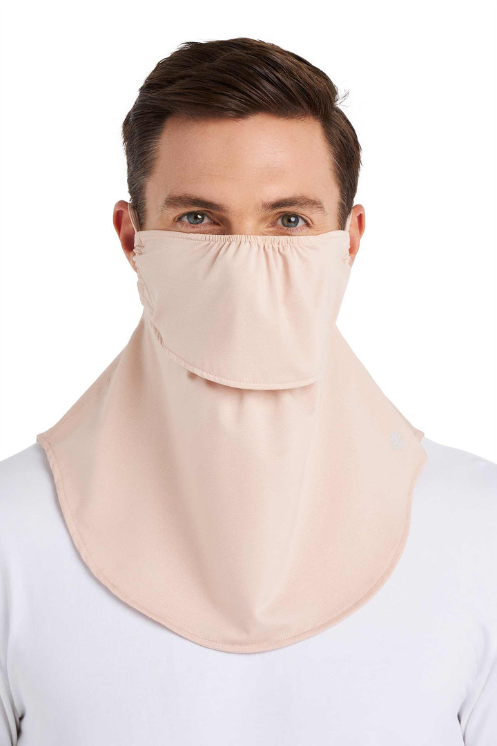 UV Face Mask with Neck Coverage | Beige position-3