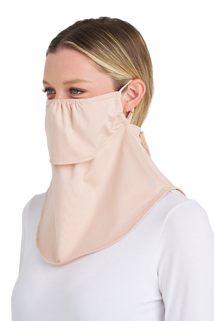 UV Face Mask with Neck Coverage | Beige position-17