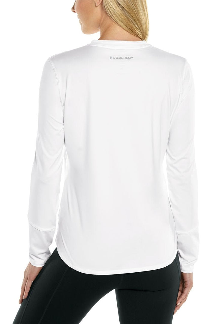Women's Tennis Long Sleeve T-Shirt | White position-2