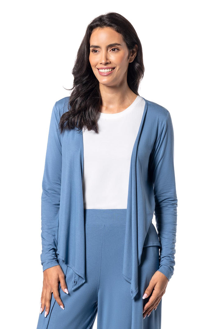 Women's Fashion Wrap | Blue Dusk position-10