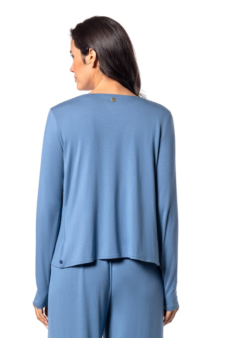 Women's Fashion Wrap | Blue Dusk position-2