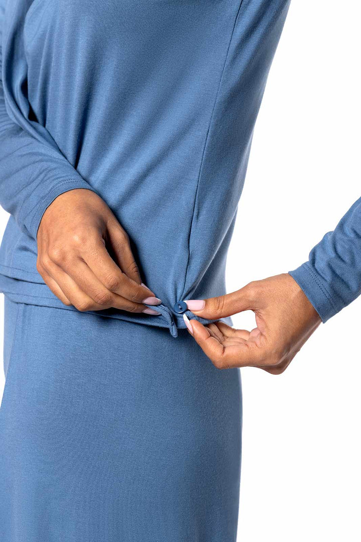 Women's Fashion Wrap | Blue Dusk position-6