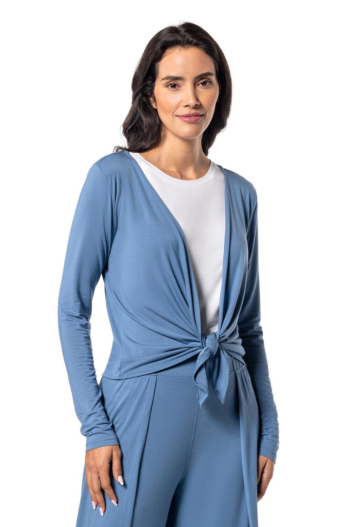 Women's Fashion Wrap | Blue Dusk position-8