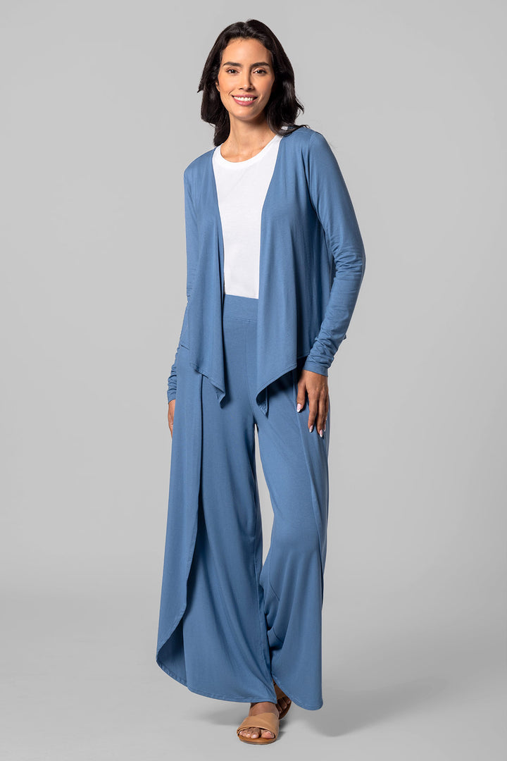 Women's Fashion Wrap | Blue Dusk position-9