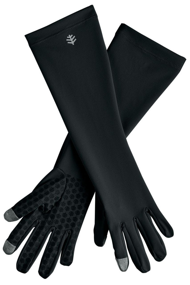 Mid-Length UV Sun Glove with Touchscreen Tips | Black position-1