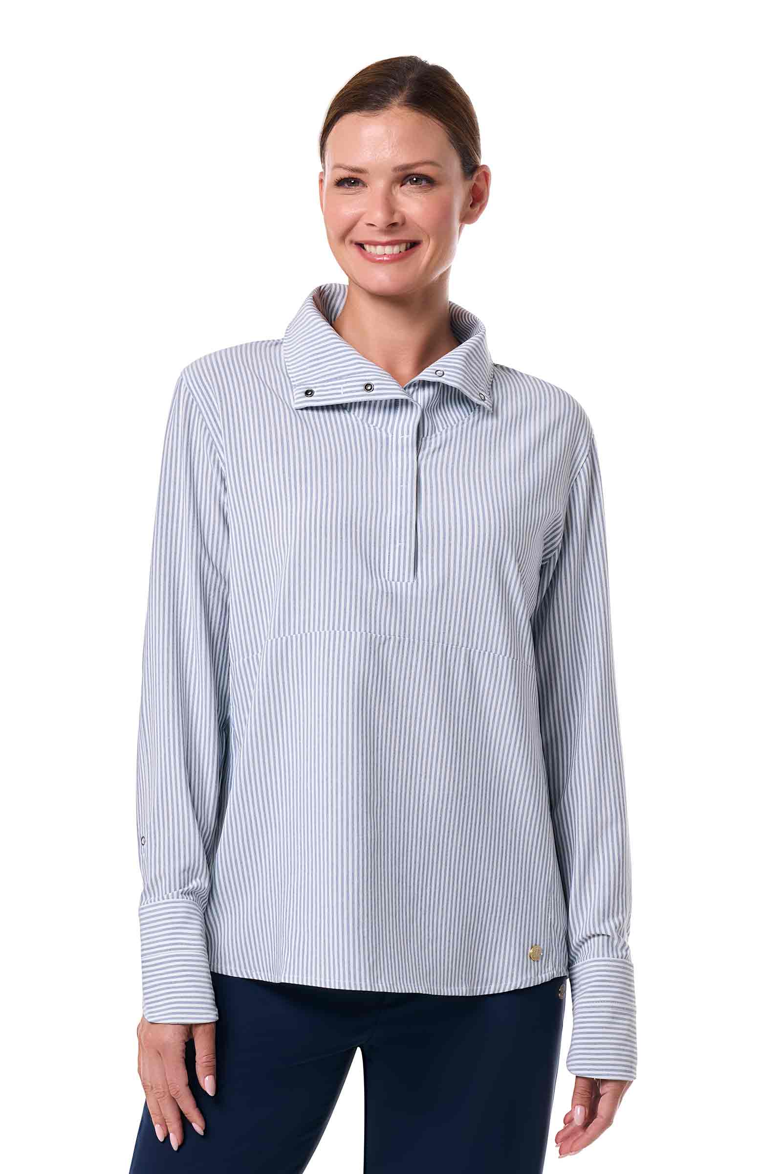 Color_White/Navy Stripe