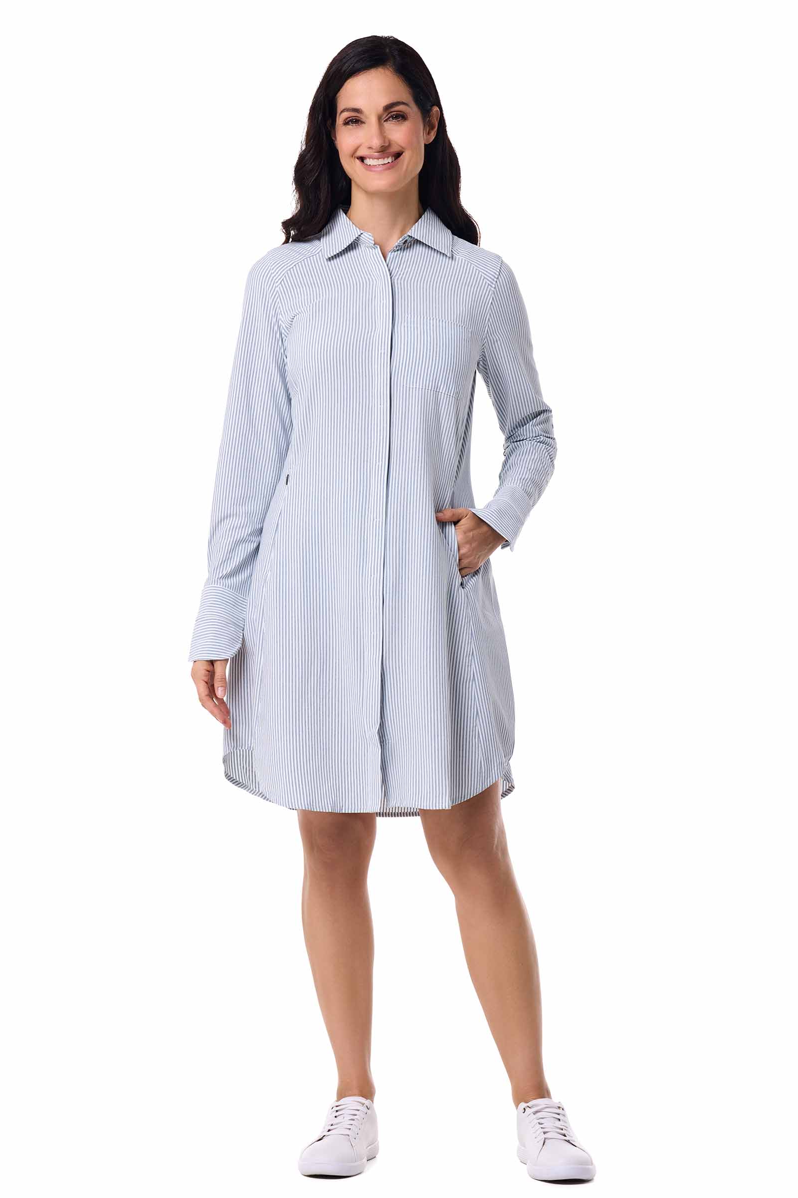 Color_White/Navy Stripe